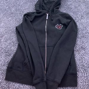 True Religion black hoodie xs